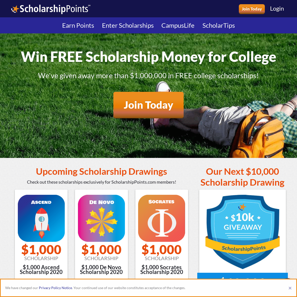 A complete backup of scholarshippoints.com