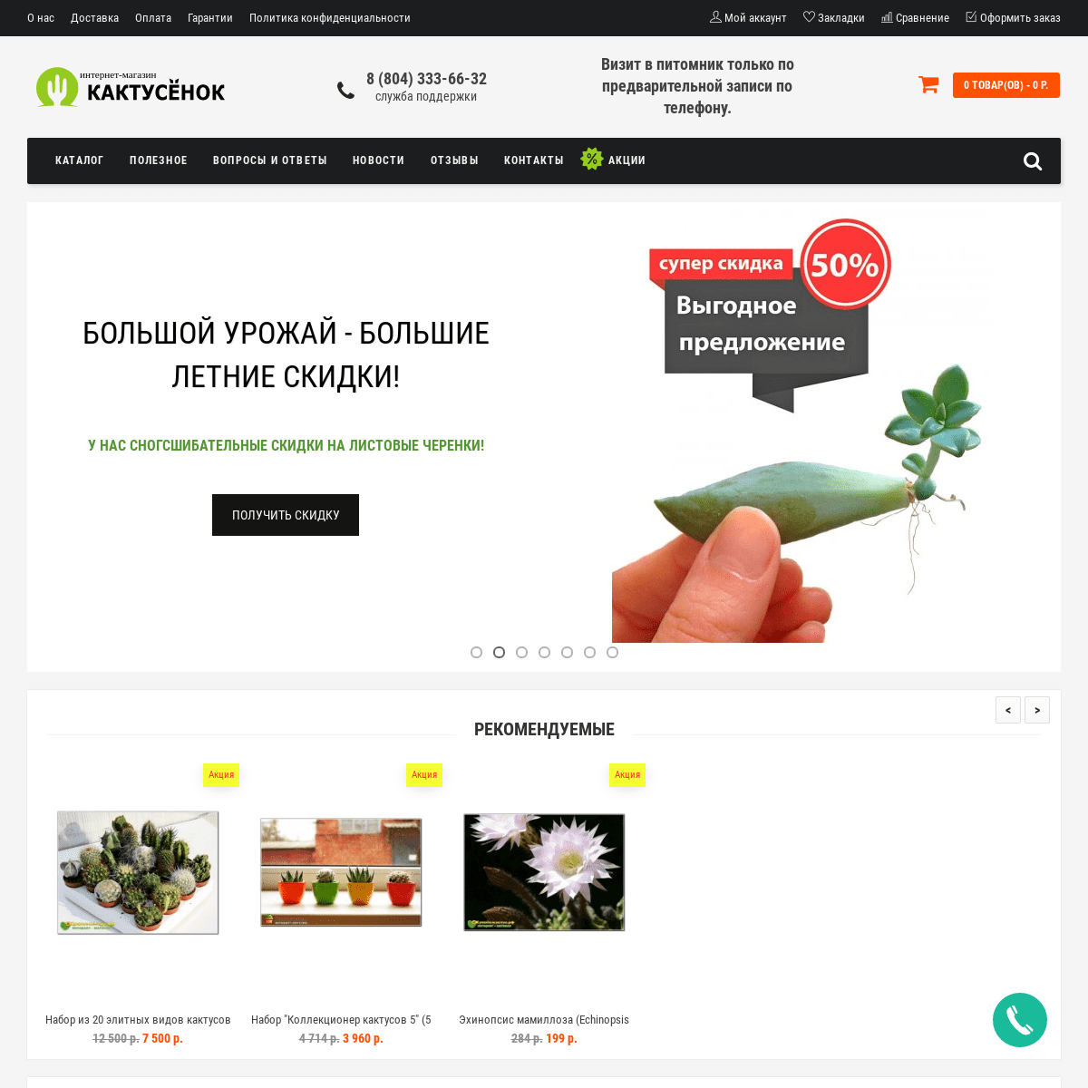 A complete backup of cactusenok.ru