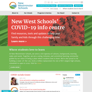 A complete backup of newwestschools.ca