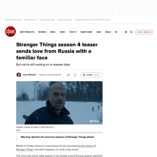 A complete backup of www.cnet.com/news/stranger-things-season-4-teaser-sends-love-from-russia-with-a-familiar-face/