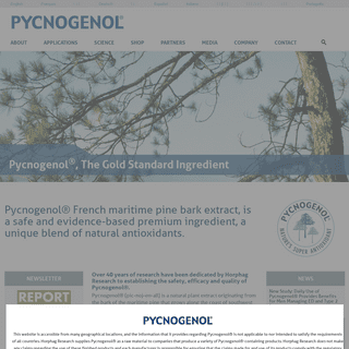 A complete backup of pycnogenol.com