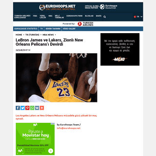 A complete backup of www.eurohoops.net/tr/nba-news-tr/1028990/lebron-james-ve-lakers-zionli-new-orleans-pelicansi-devirdi/