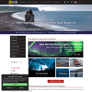 A complete backup of extremeiceland.is
