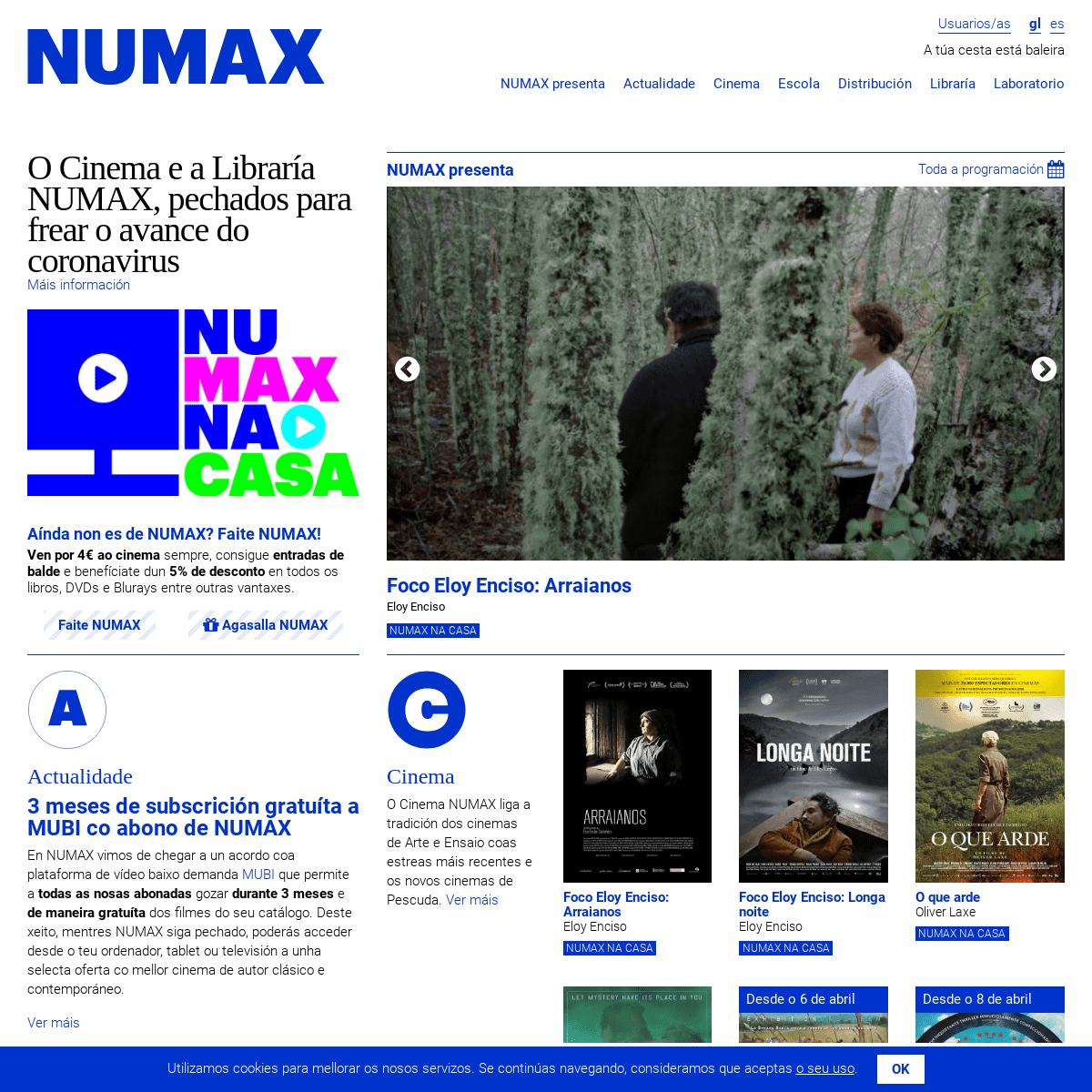A complete backup of numax.org