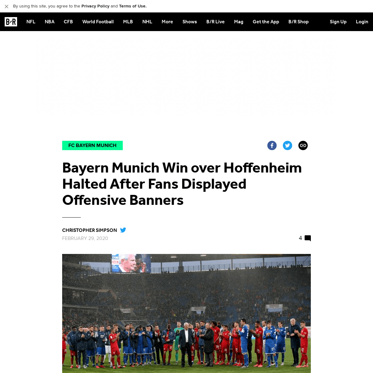 A complete backup of bleacherreport.com/articles/2878555-bayern-munich-win-over-hoffenheim-halted-after-fans-displayed-offensive