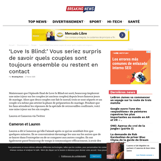 A complete backup of www.breakingnews.fr/divertissement/people/love-is-blind-vous-seriez-surpris-de-savoir-quels-couples-sont-to