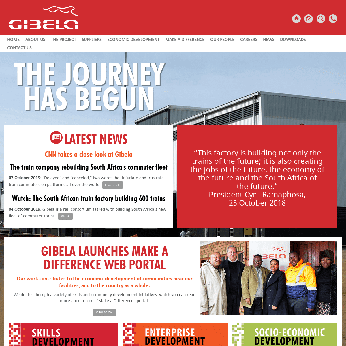 A complete backup of gibela-rail.com