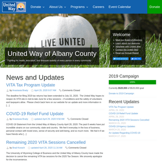A complete backup of unitedwayalbanycounty.org