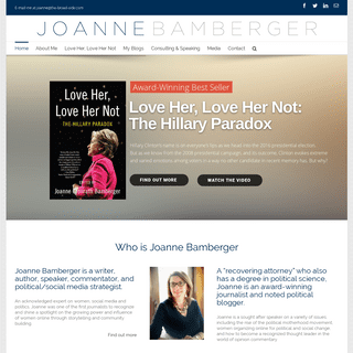 A complete backup of joannebamberger.com