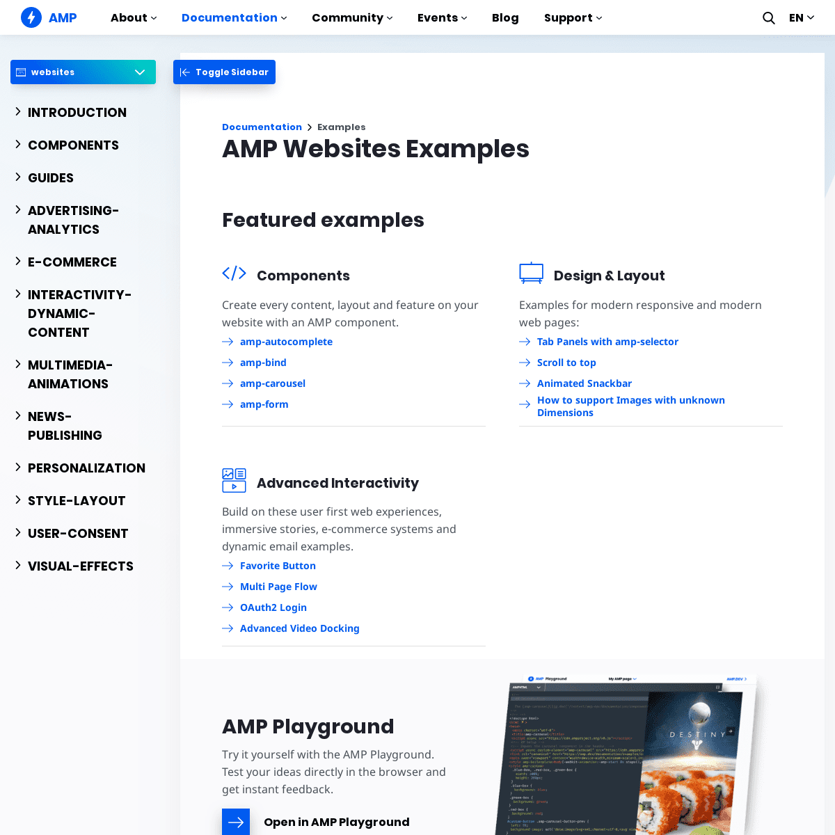 A complete backup of ampbyexample.com