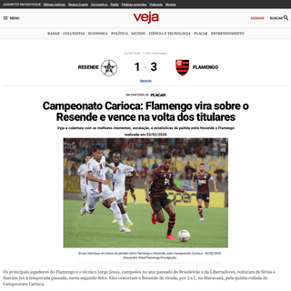 A complete backup of veja.abril.com.br/placar/campeonato-carioca/resende-e-flamengo-03022020/