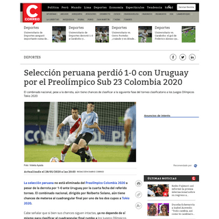 A complete backup of diariocorreo.pe/deportes/peru-en-el-preolimpico-colombia-2020-las-chances-que-tiene-la-bicolor-de-clasifica