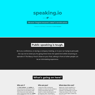 A complete backup of speaking.io