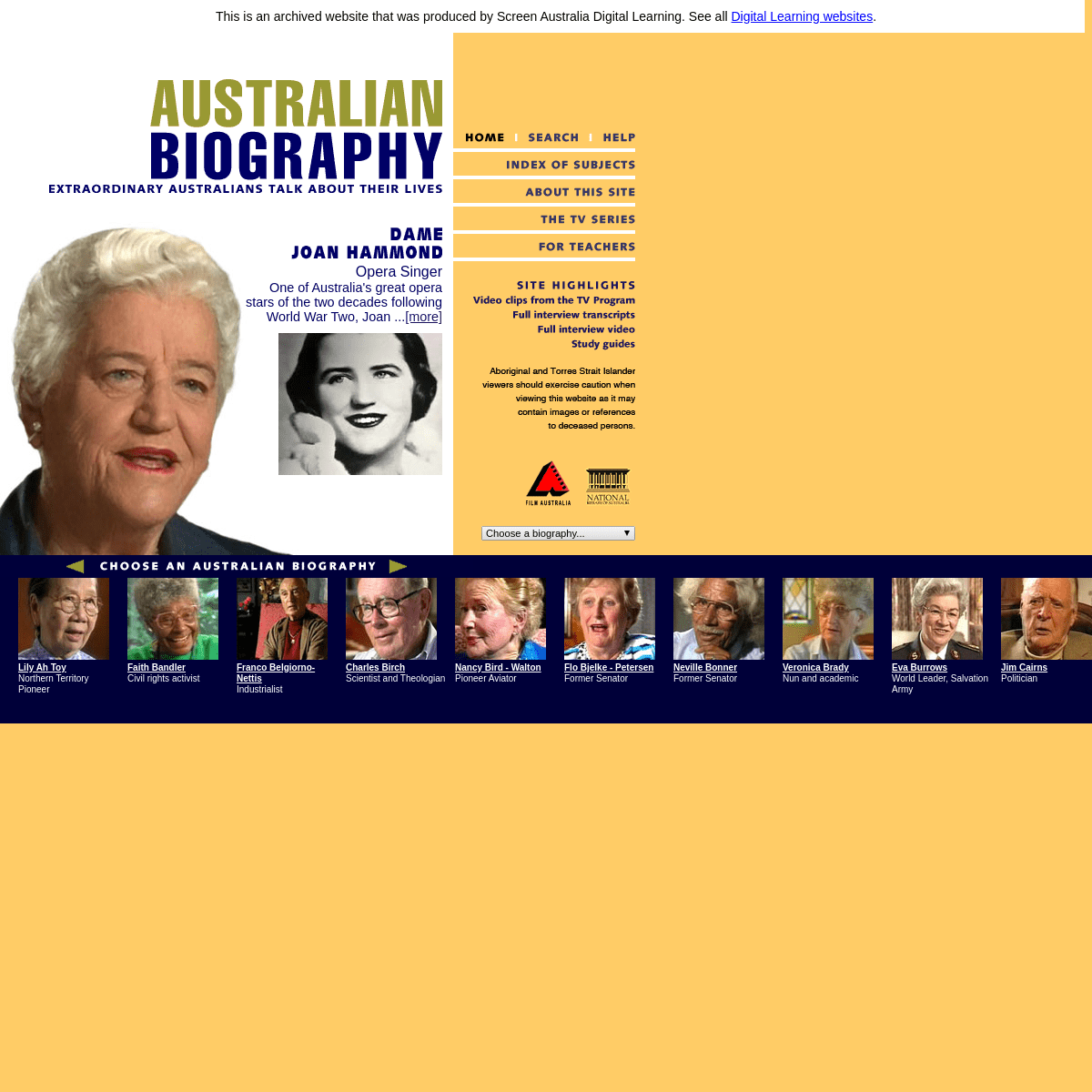 A complete backup of australianbiography.gov.au
