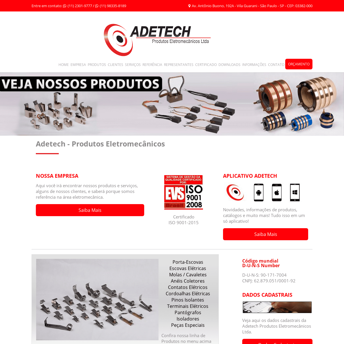 A complete backup of adetech.com.br