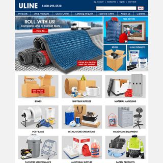 A complete backup of uline.com
