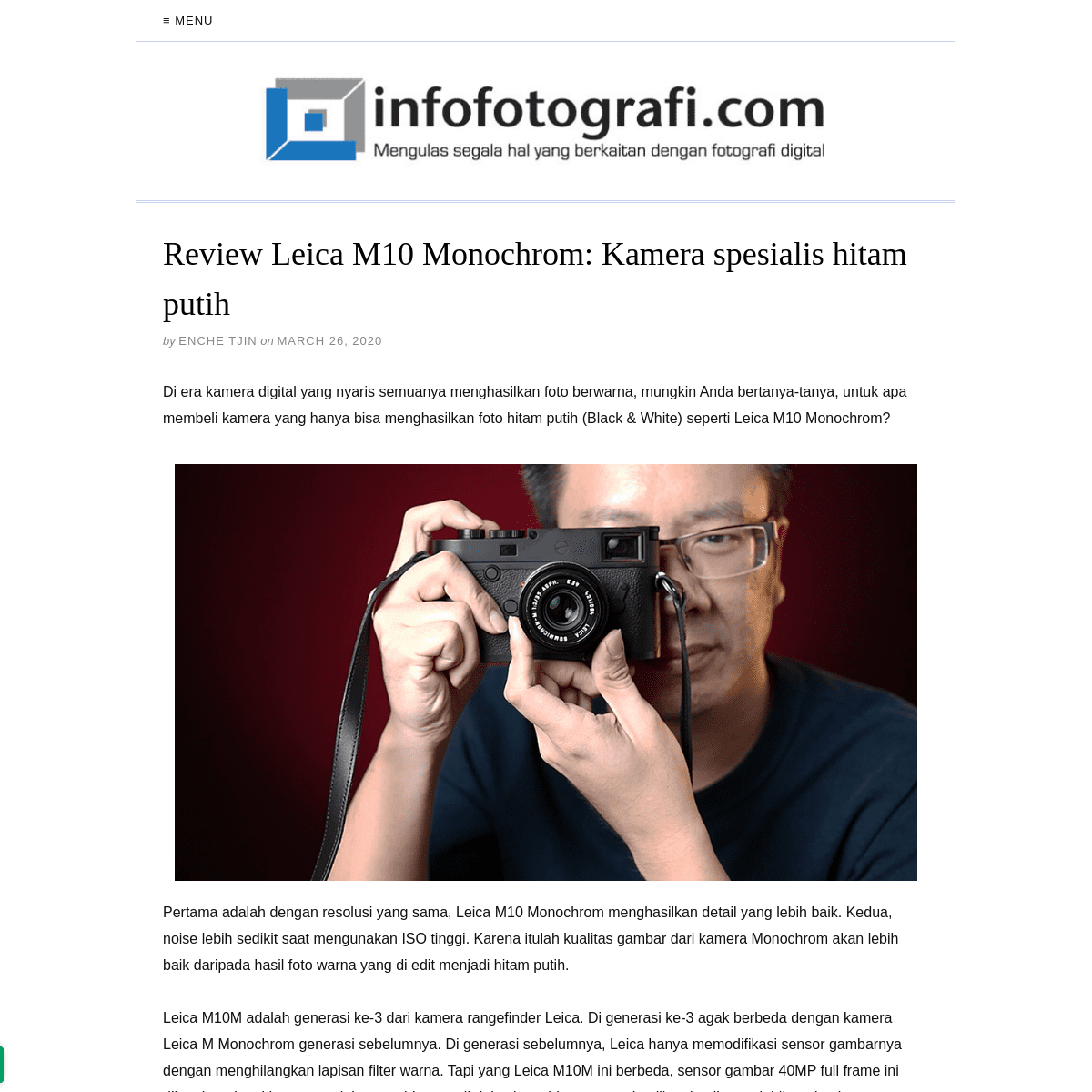 A complete backup of infofotografi.com