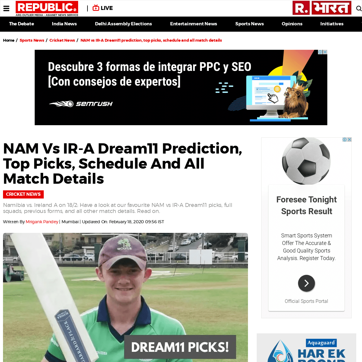 A complete backup of www.republicworld.com/sports-news/cricket-news/nam-vs-ir-a-dream11-prediction-top-picks-schedule-and-match-