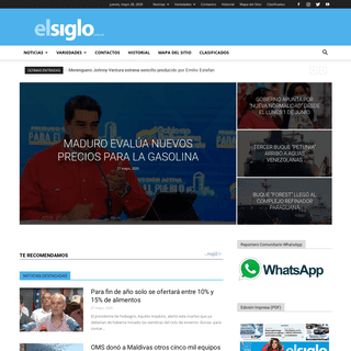 A complete backup of elsiglo.com.ve
