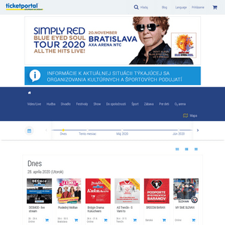 A complete backup of ticketportal.sk