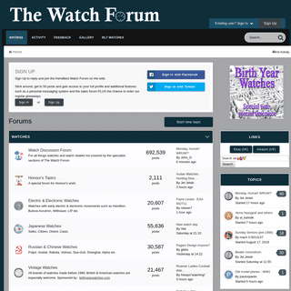 A complete backup of thewatchforum.co.uk