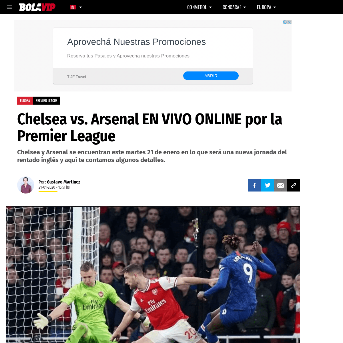 A complete backup of bolavip.com/europa/Chelsea-vs.-Arsenal-EN-VIVO-ONLINE-por-la-Premier-League-F22-20200121-0129.html