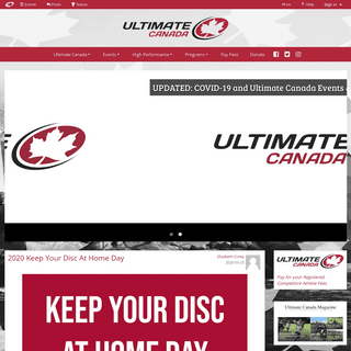 A complete backup of canadianultimate.com