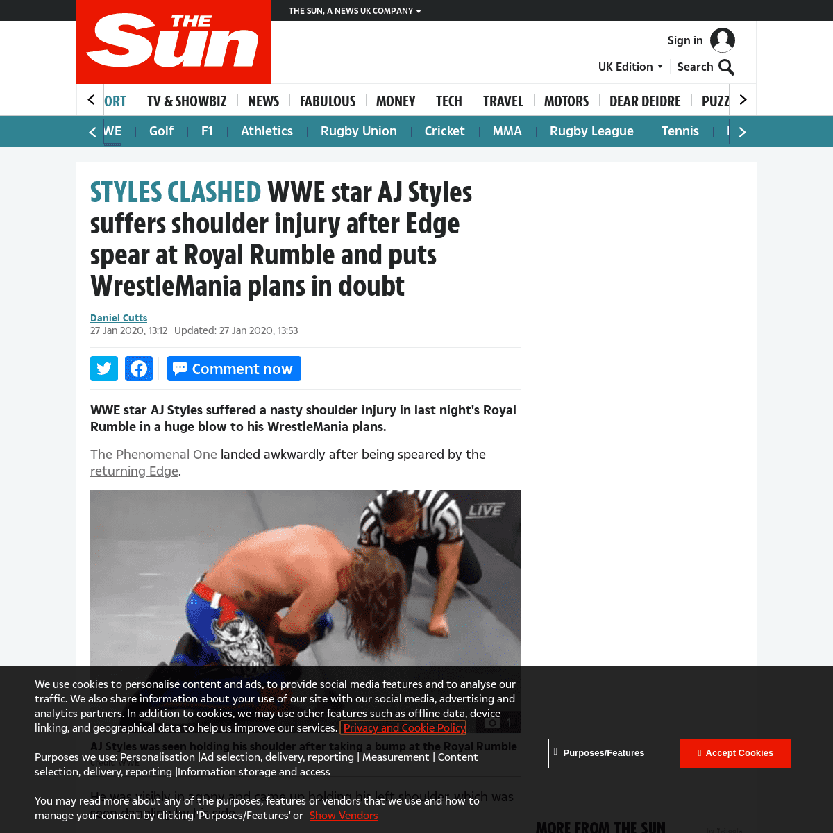 A complete backup of www.thesun.co.uk/sport/10829549/wwe-aj-style-royal-rumble-wrestlemania/