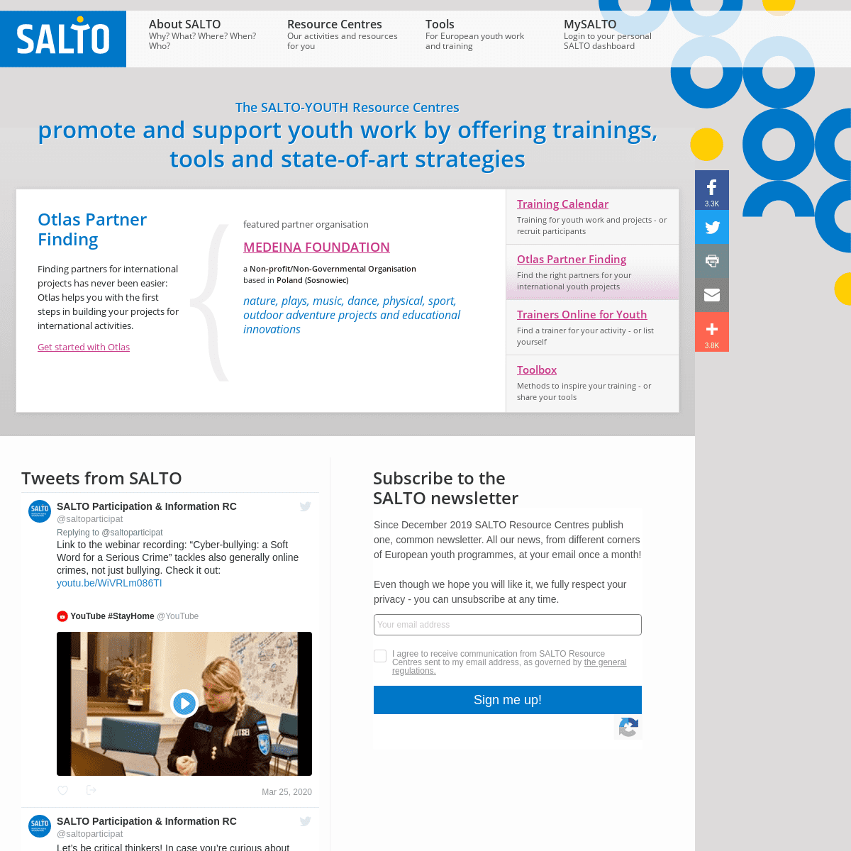 A complete backup of salto-youth.net