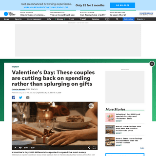A complete backup of www.usatoday.com/story/money/2020/02/13/valentines-day-isnt-all-gifts-couples-cutting-back/4748802002/