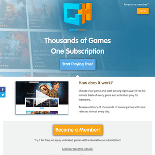 A complete backup of gamehouse.com