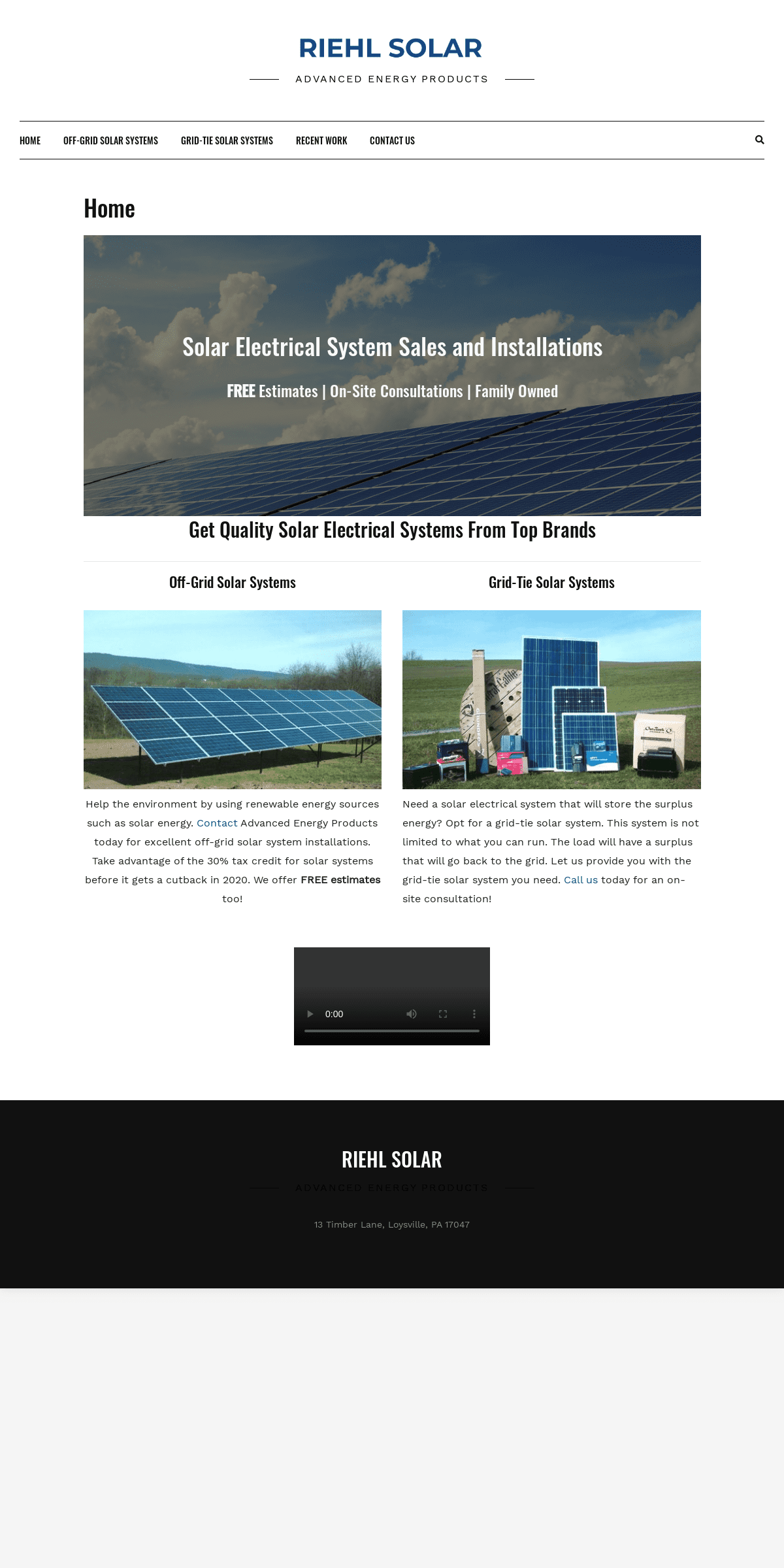 A complete backup of riehlsolar.com