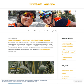 A complete backup of pedaladallanonna.com