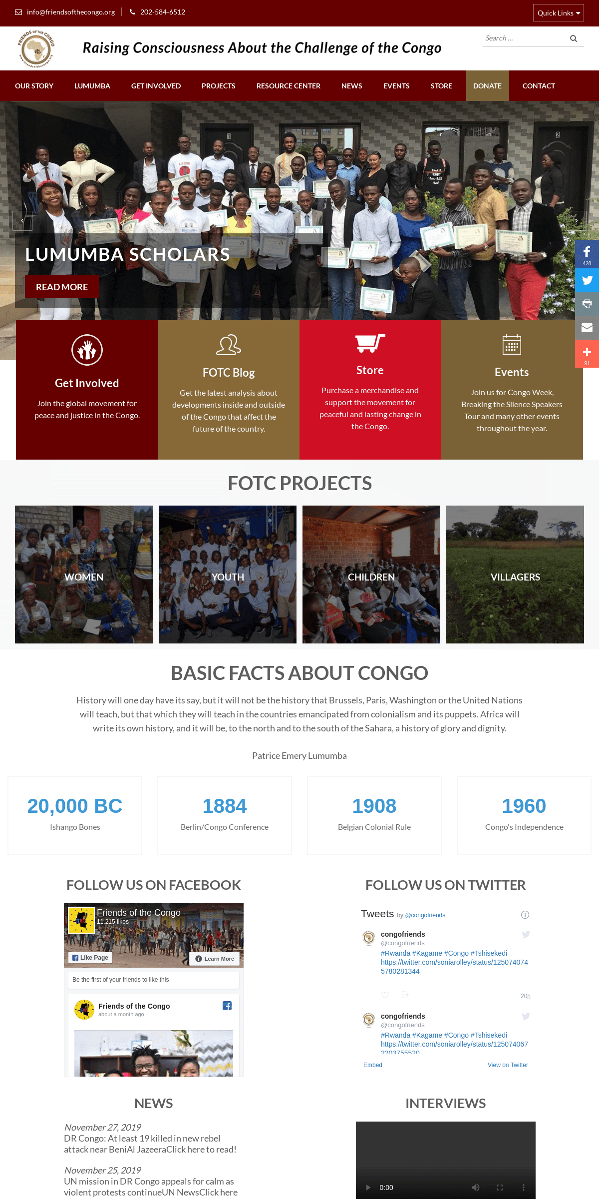 A complete backup of friendsofthecongo.org