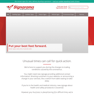 A complete backup of signarama.com.au