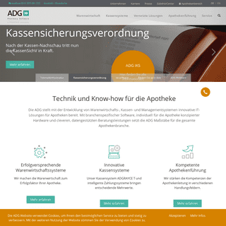 A complete backup of adg.de