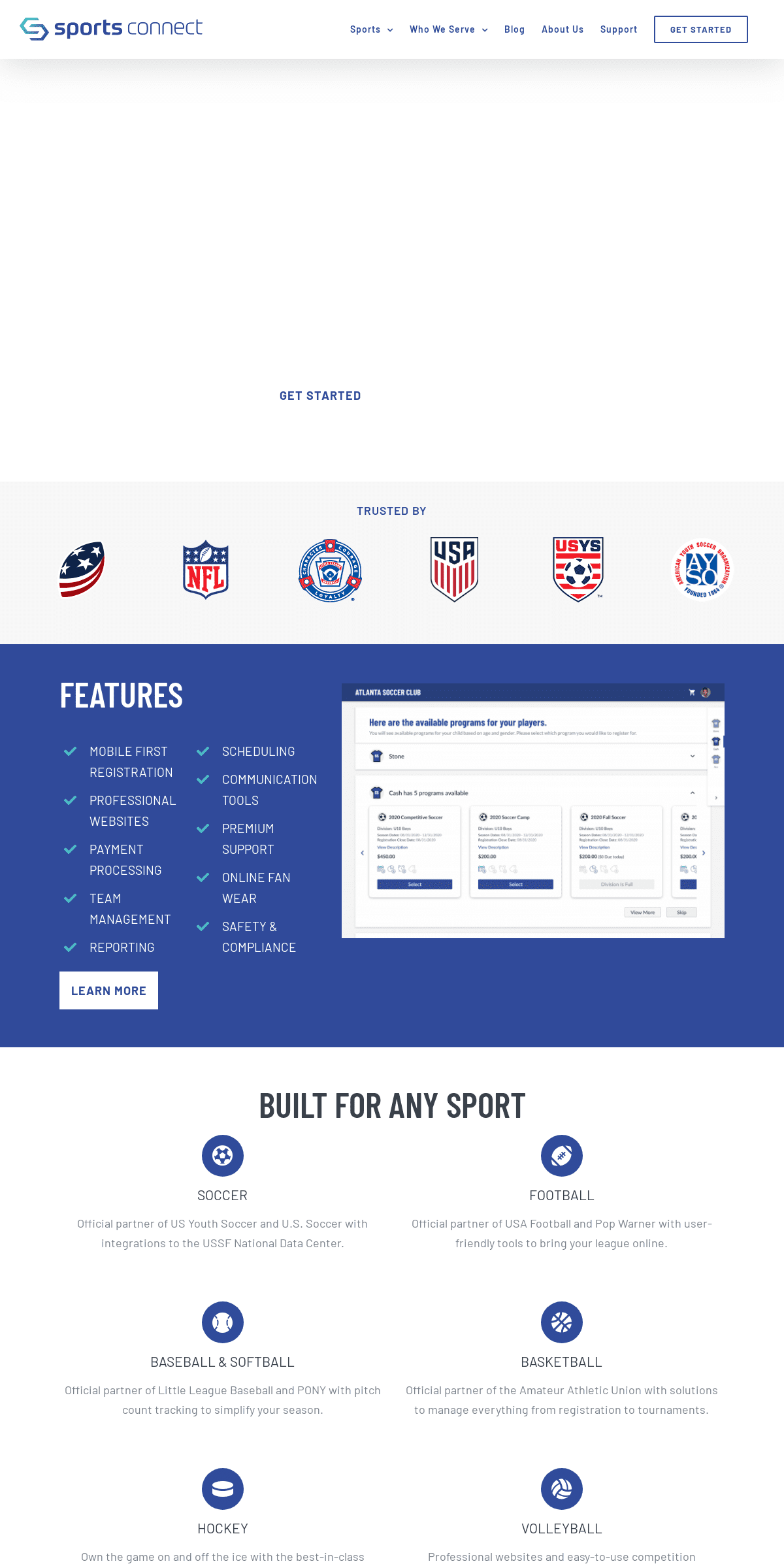 A complete backup of sportsconnect.com