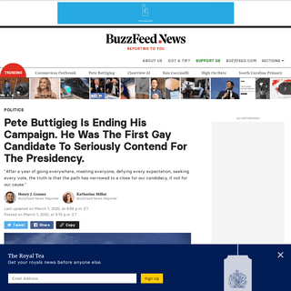A complete backup of www.buzzfeednews.com/article/henrygomez/pete-buttigieg-ends-campaign-drops-out