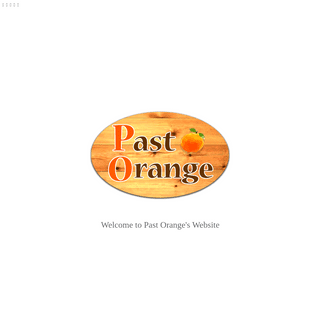 A complete backup of past-orange.com