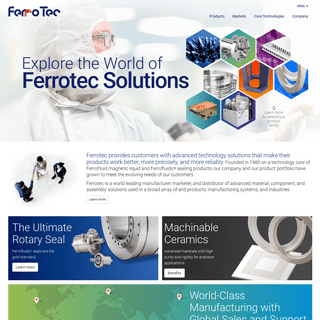 A complete backup of ferrotec.com