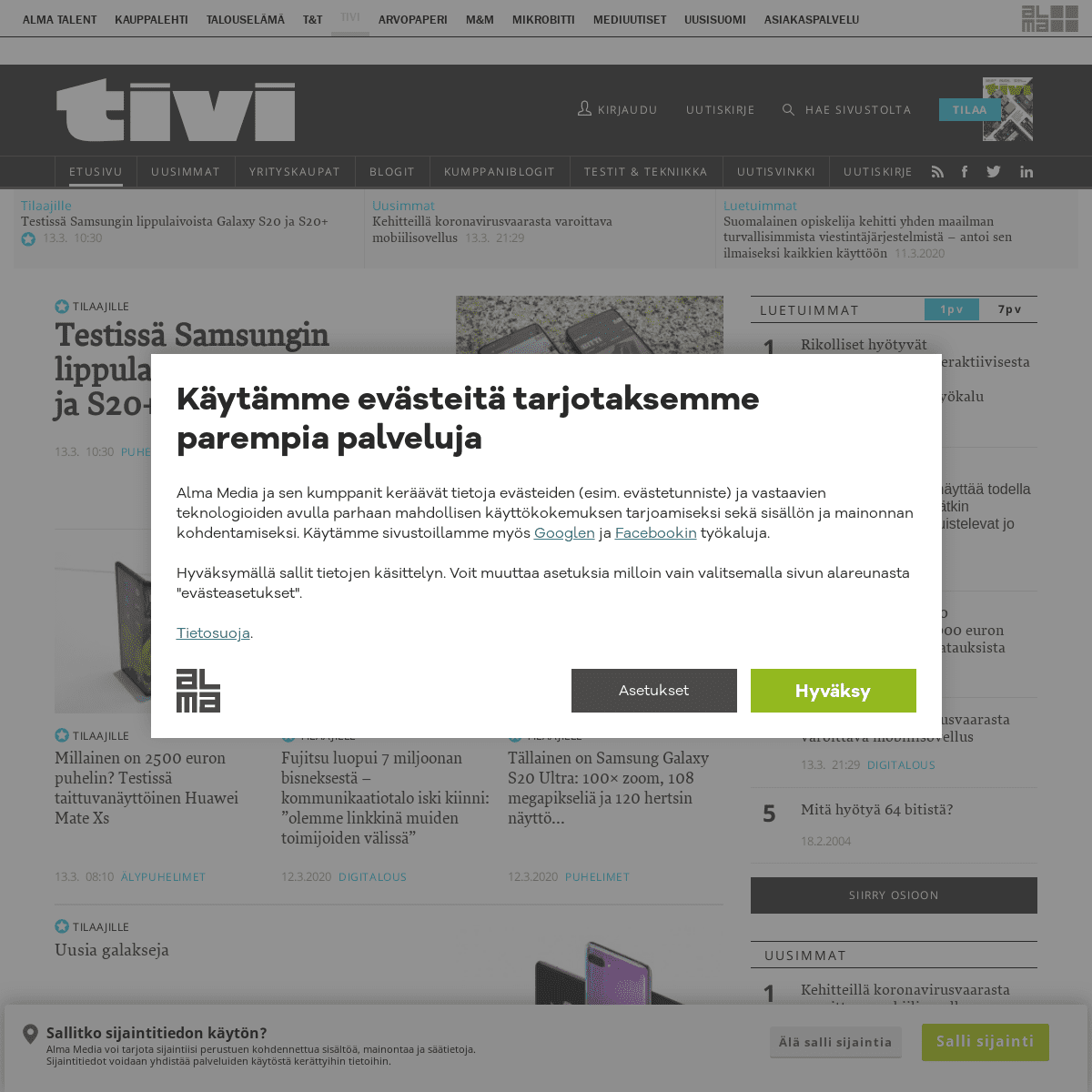 A complete backup of tivi.fi