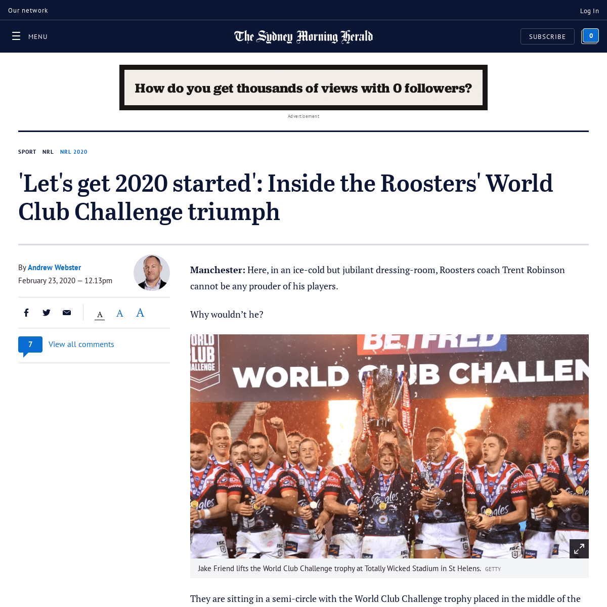 A complete backup of www.smh.com.au/sport/nrl/let-s-get-2020-started-inside-the-roosters-world-club-challenge-triumph-20200223-p