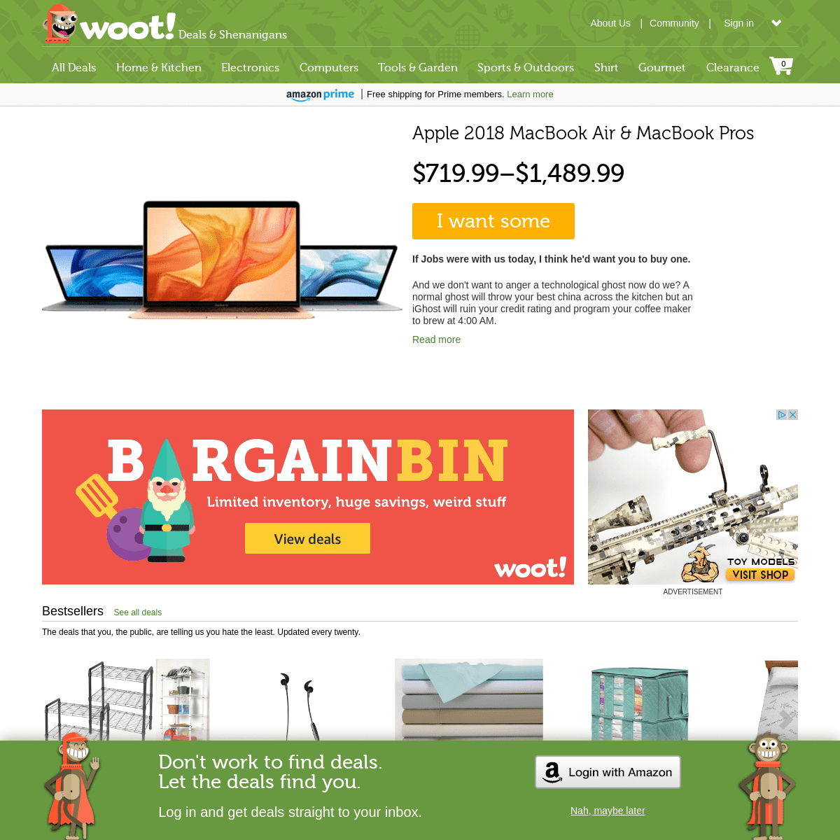 A complete backup of woot.com