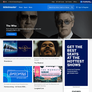 A complete backup of ticketmaster.co.uk