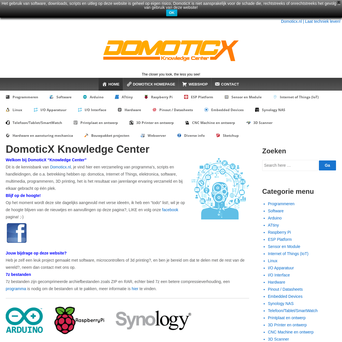 A complete backup of domoticx.com