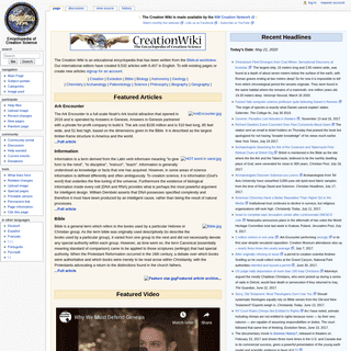 A complete backup of creationwiki.org