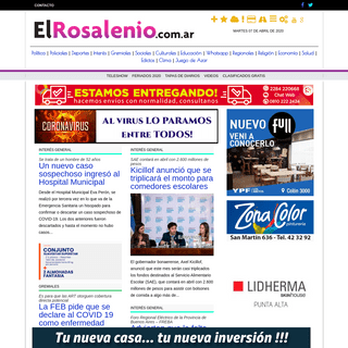 A complete backup of elrosalenio.com.ar