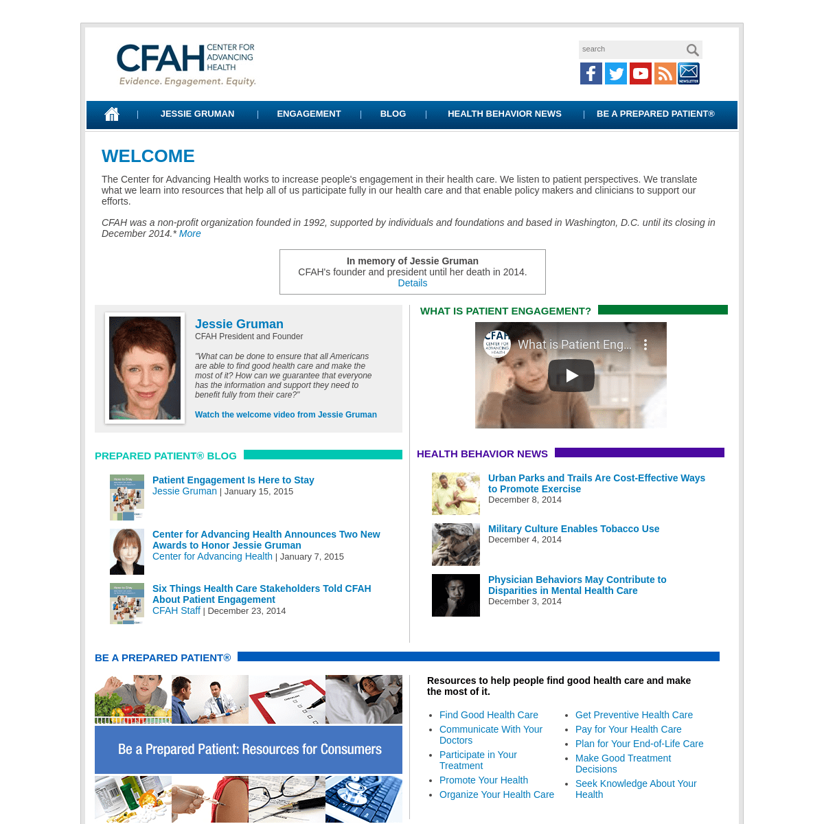 A complete backup of cfah.org