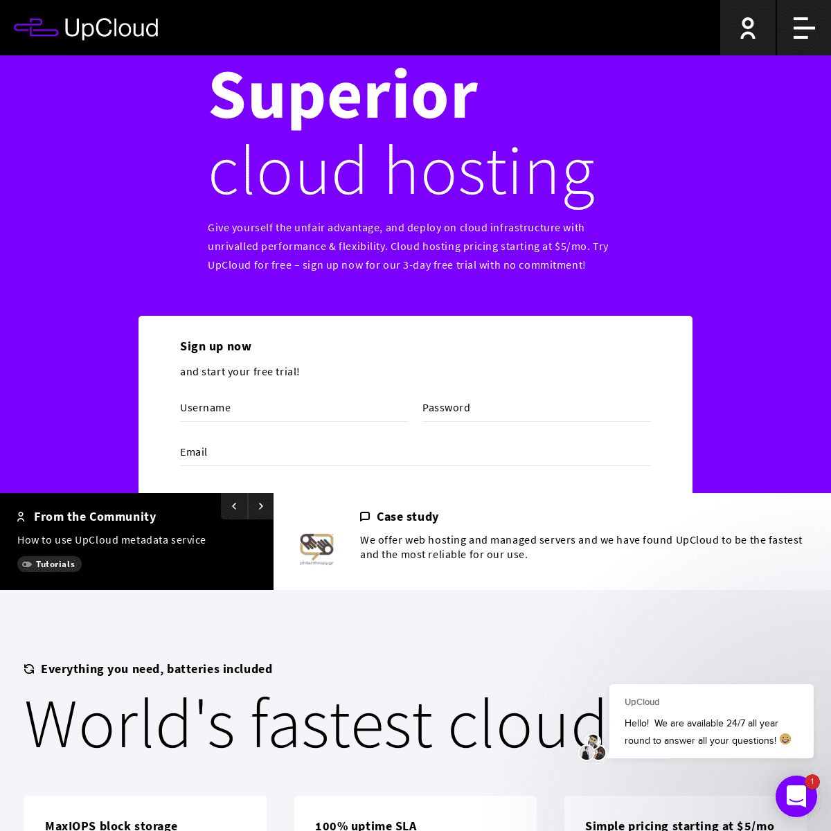 A complete backup of upcloud.com