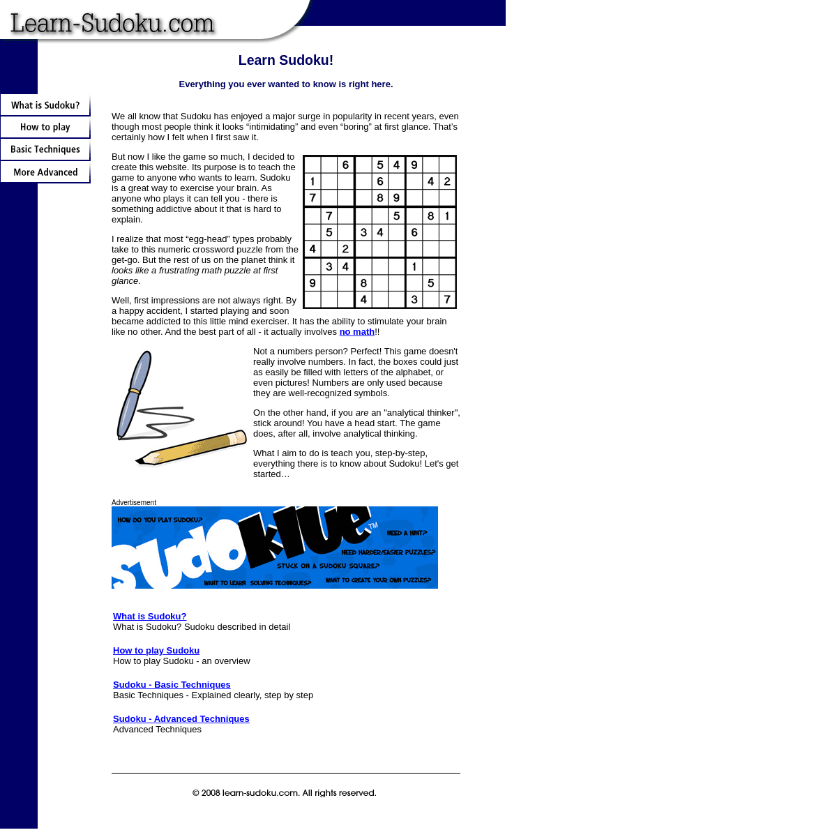 A complete backup of learn-sudoku.com